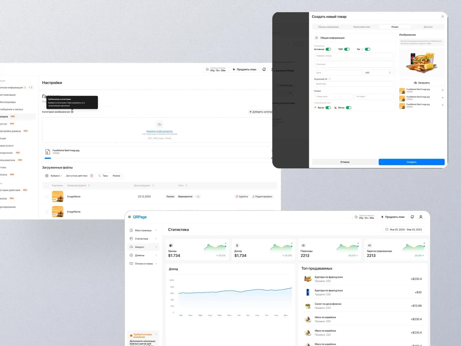 Admin CMS Stats page
